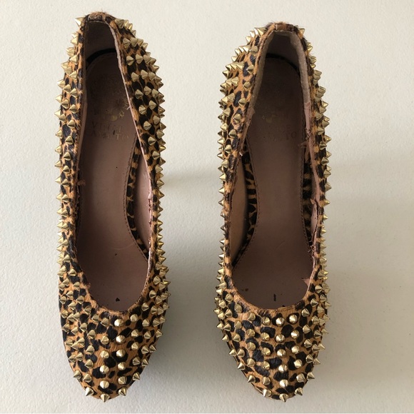 Steve Madden Spike Platform Leopard Heels - Picture 2 of 6